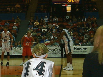 Swin Cash on the line