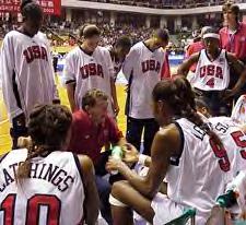 Sue Bird at the 2002 WBC vs. Cuba