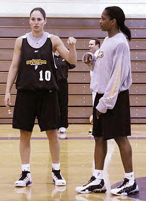 Sue Bird and Sonja Henning