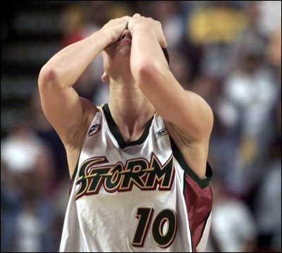 Sue Bird Reaction after losing a game