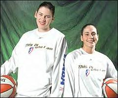 Sue Bird and Lauren Jackson
