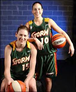 Sue Bird and Lauren Jackson