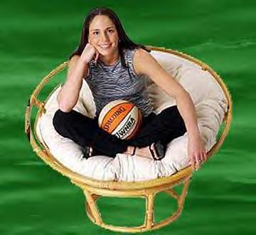 Sue Bird Sitting on Chair