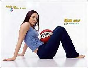 Sue Bird Sitting on Chair