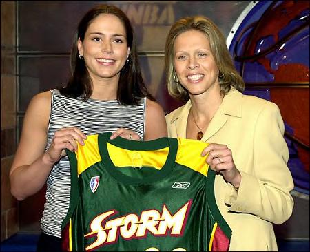 Sue Bird, #1 pick at the WNBA Draft