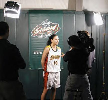 Sue Bird in the spotlight