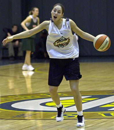 Sue Bird at the Open Practice