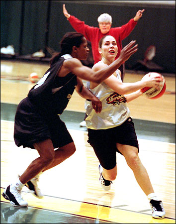 Sue Bird at the Open Practice