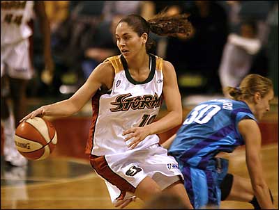 Sue Bird Dribbles