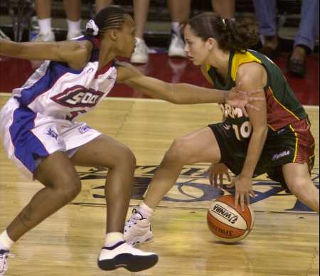 Sue Bird Dribbles