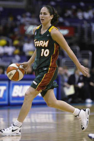 Sue Bird Dribbles