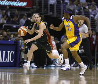 Sue Bird and Nikki Teasley