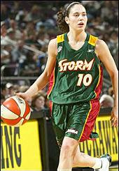 Sue Bird Dribbles