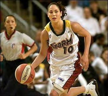 Sue Bird Dribbles