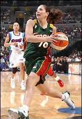 Sue Bird Drives at the All Star Game