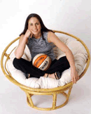 Sue Bird Sitting on Chair 