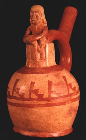 Fellatio. Moche' erotic vessel