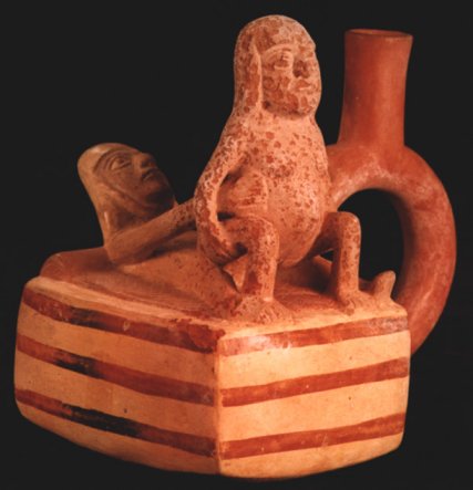 Intercourse. Moche' erotic vessel