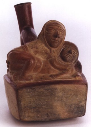Intercourse. Moche' erotic vessel