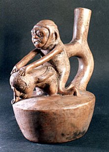 Sodomy. Moche' erotic vessel