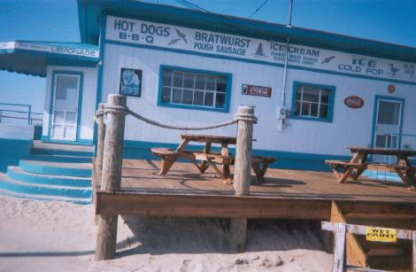 power wash & paint job - south beach stand