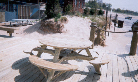 South Beach Deck - before view