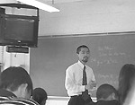 Runner teaching in Long Island