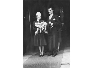 My parents' wedding, 40's