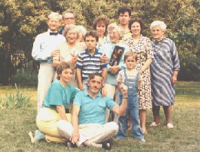 Vancura family, mom's fam. tree, '88
