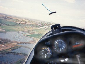 Sailplane over Boulder, Colorado '94