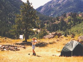 Camping in Poudre Canyon, 9/95