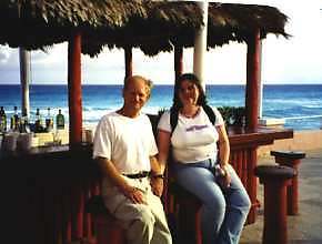 Hotel bar by the beach