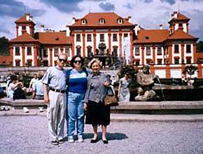 Prague chateau Troja, aunt Vera