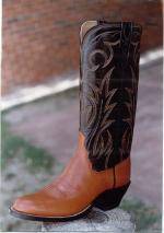 14-inch Tops w/5 Rows Stitching Cowboy Boot