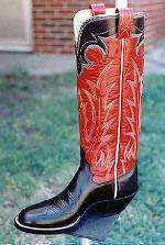 Buckaroo/Cowboy Boot w/16-inch Tops 5 Rows Stitching & Collar