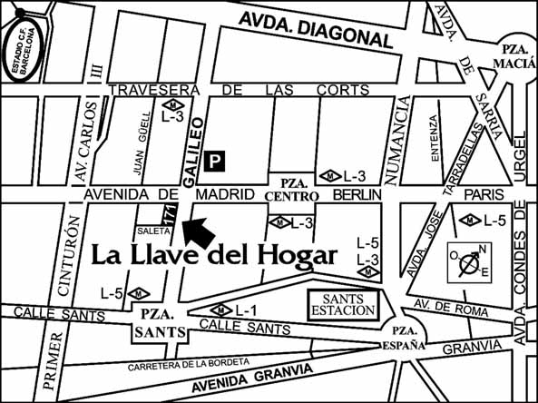 Vea nuestro plano de situacin en Barcelona