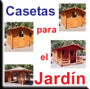 Casetas y prgolas para su jardn