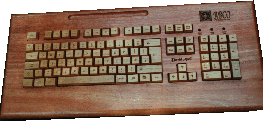 Cherry Wood Keyboard