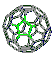 Penta- and hexagonal rings of Buckminster Fullerene C60 by Win Locke, Imperial College London, England.