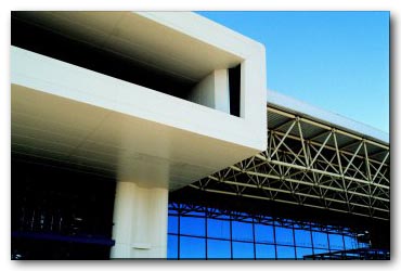 Terminal 1's impressive structure