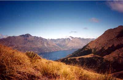 Queenstown, zicht op de remarkables