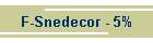 F-Snedecor - 5%
