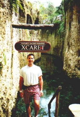 Steve at Cave Entrance