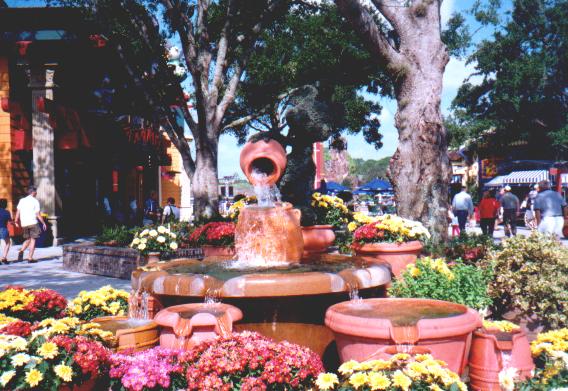 Fountain at Disney Marketplace