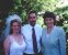 Karen and J.T. with Leigh on their Wedding Day, 1997