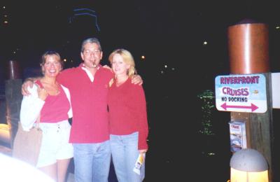 Tina, Frank and Nita at the Riverwalk in Ft. Lauderdale
