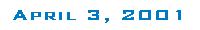 April 3, 2001