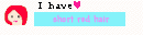 i have short red hair