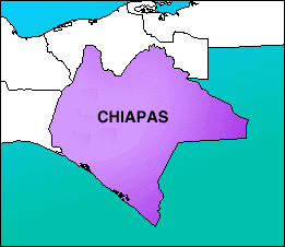 Mapa de Chiapas