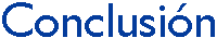 Conclusi�n